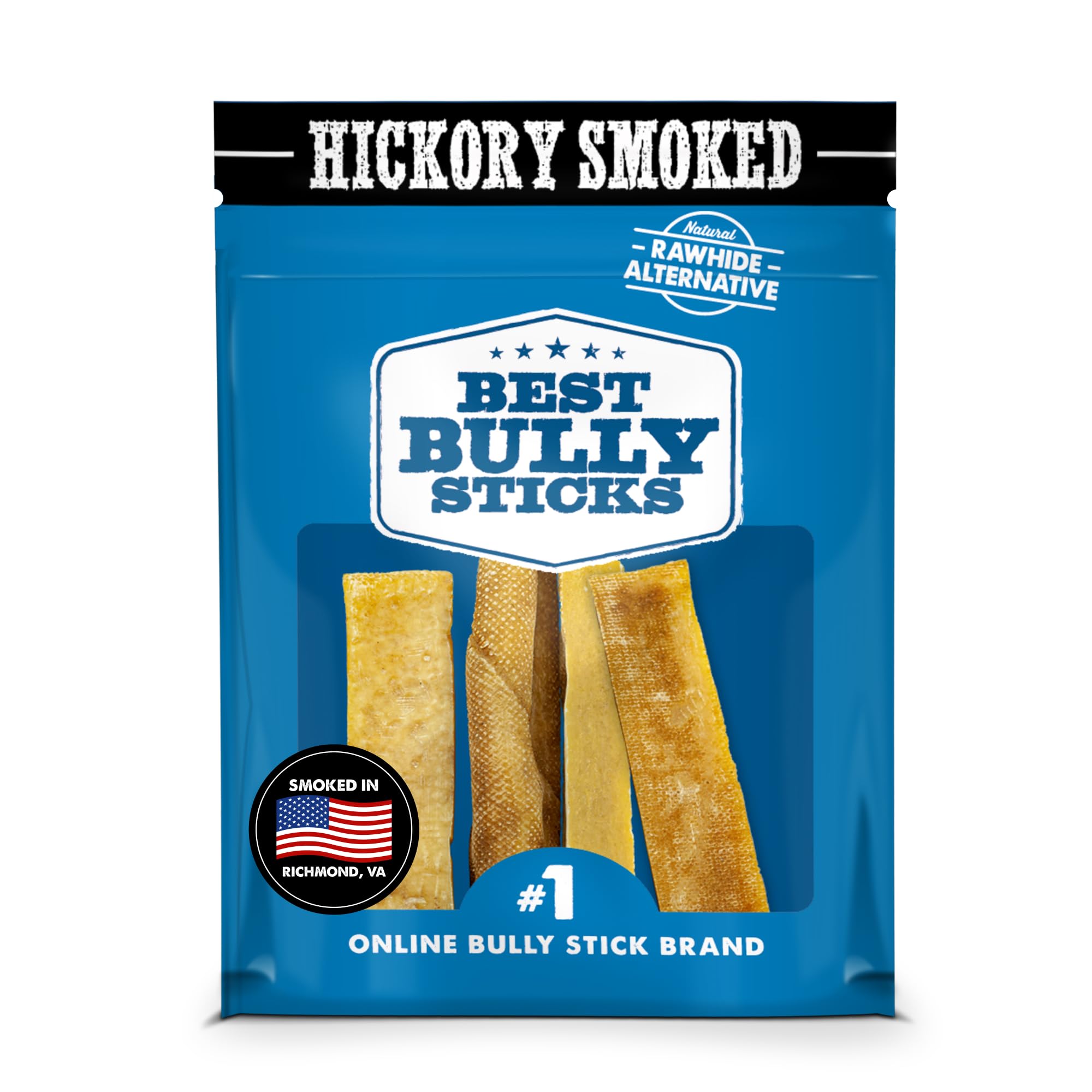 Best Bully Sticks fromage yak Himalayen fumé goût riche pour chiens actifs.