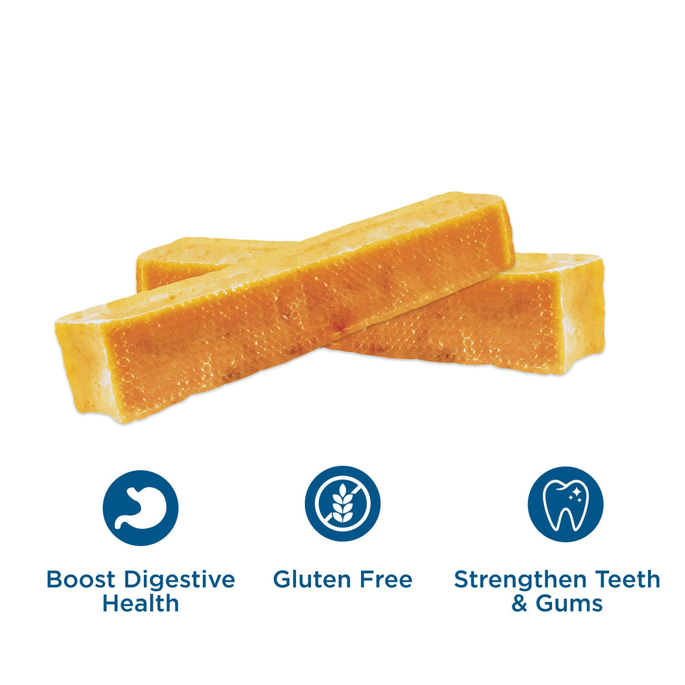 Best Bully Sticks fromage Yak Himalayen - gros morceaux adaptés pour grands chiens