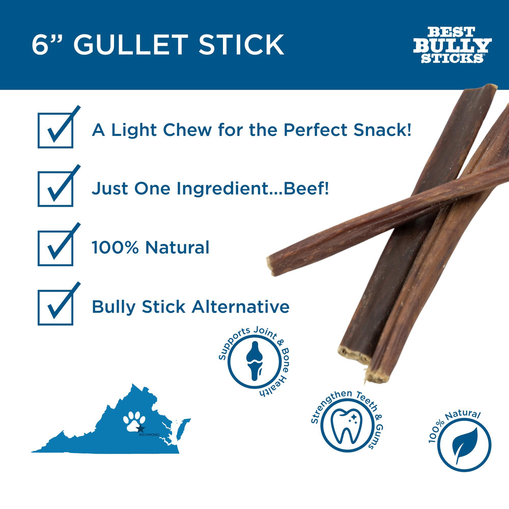 Best Bully Sticks goulet-paquet-plein est parfait pour récompenser votre chien.
