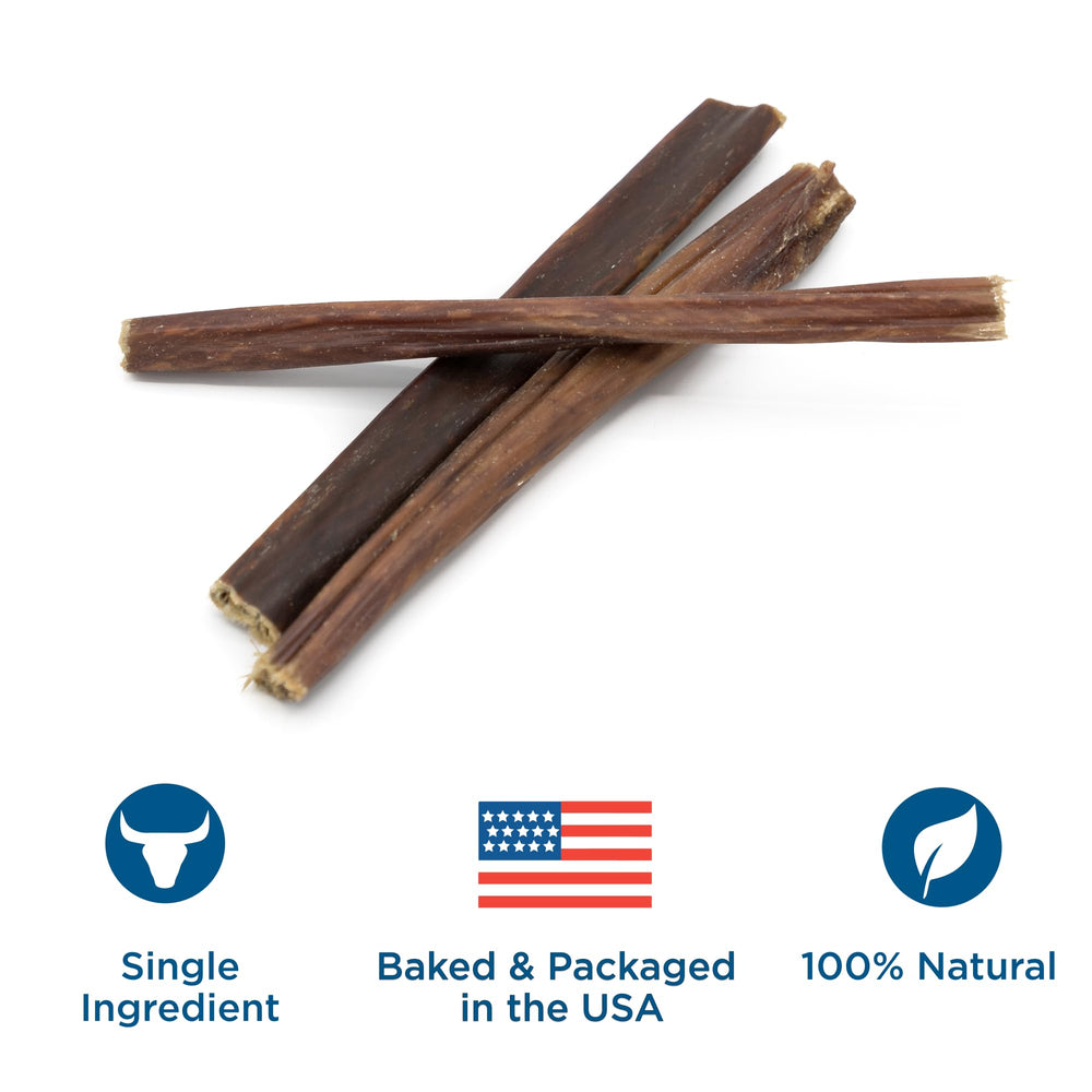 Best Bully Sticks goulet-texture-exterieure offre une surface croquante pour l'hygiène dentaire.