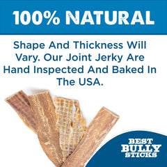Texture dentale et résistance des jerky Best Bully Sticks pour canine