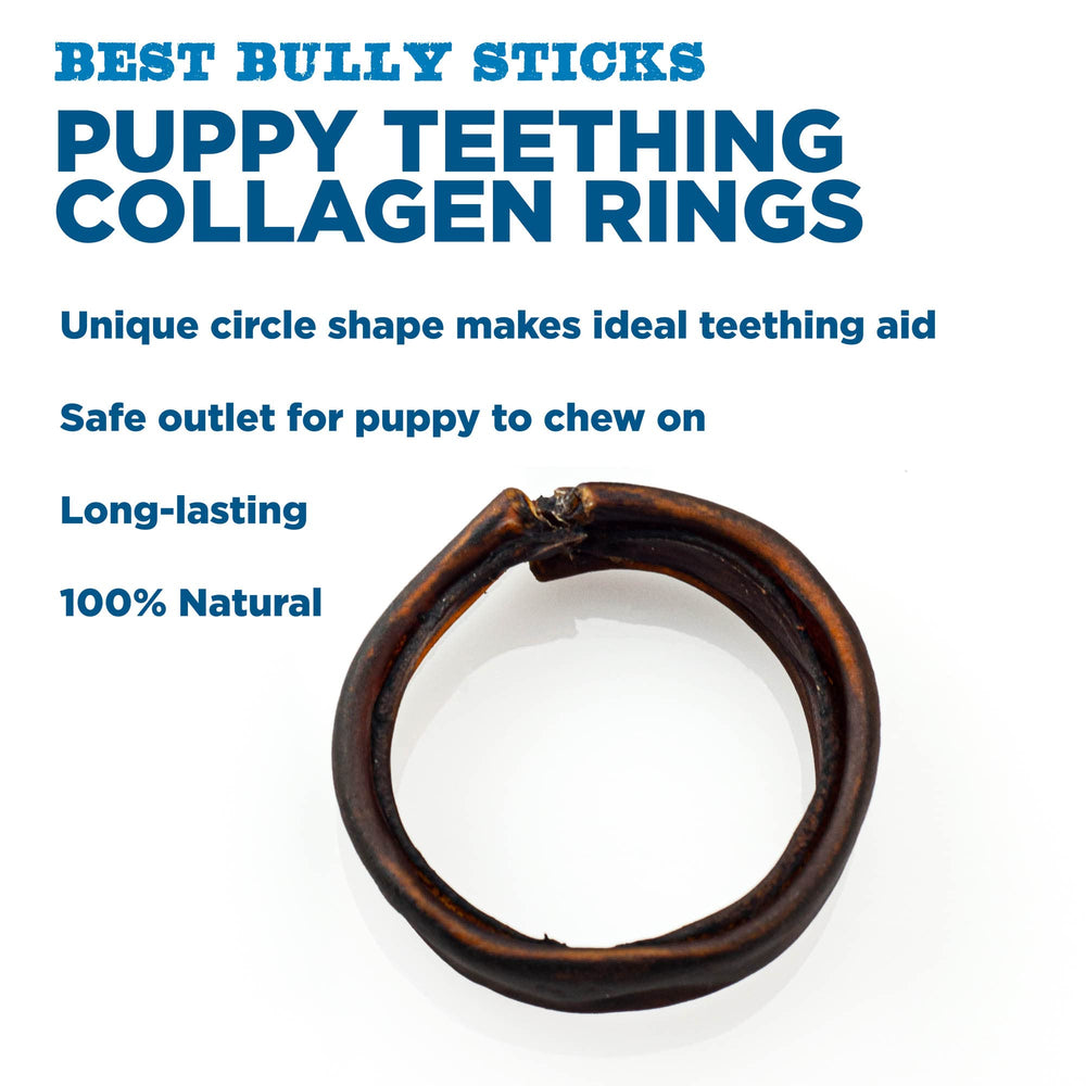 Best Bully Sticks mâchons collagène chiots, sans additifs artificiels.