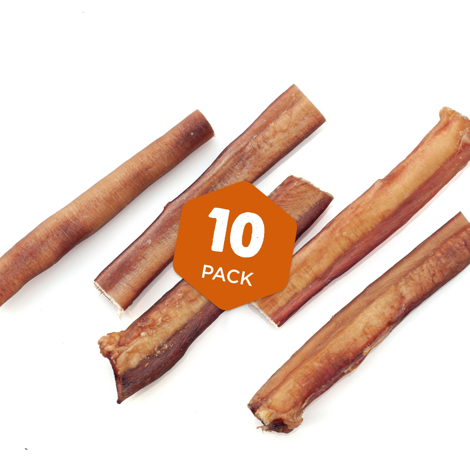 Best Bully Sticks, texture naturelle sans additifs, favorise une mastication sûre.