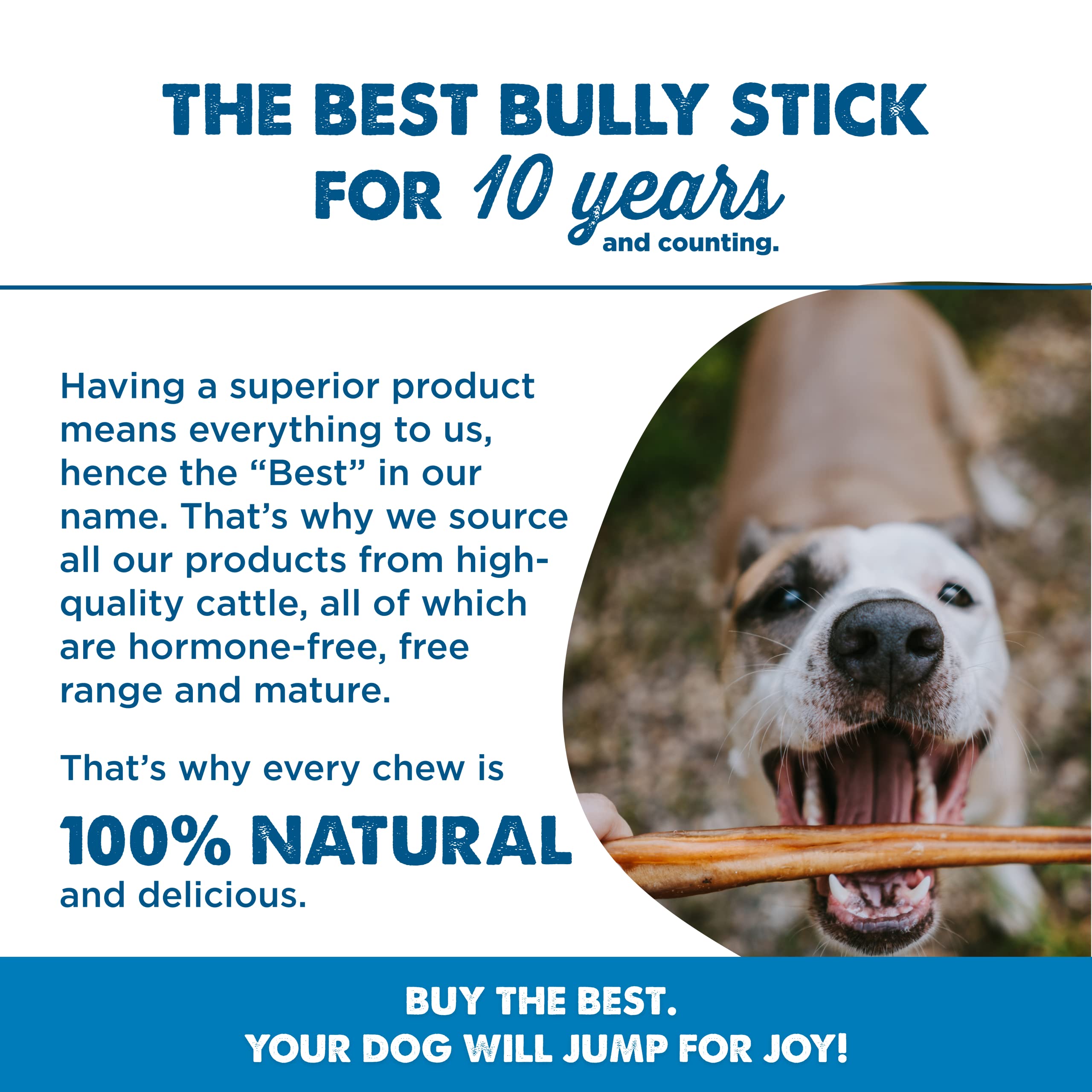 Best Bully Sticks: parfum naturel apprécié par les chiens.