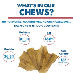 Produit sans additifs Best Bully Sticks pour chien oreille boeuf
