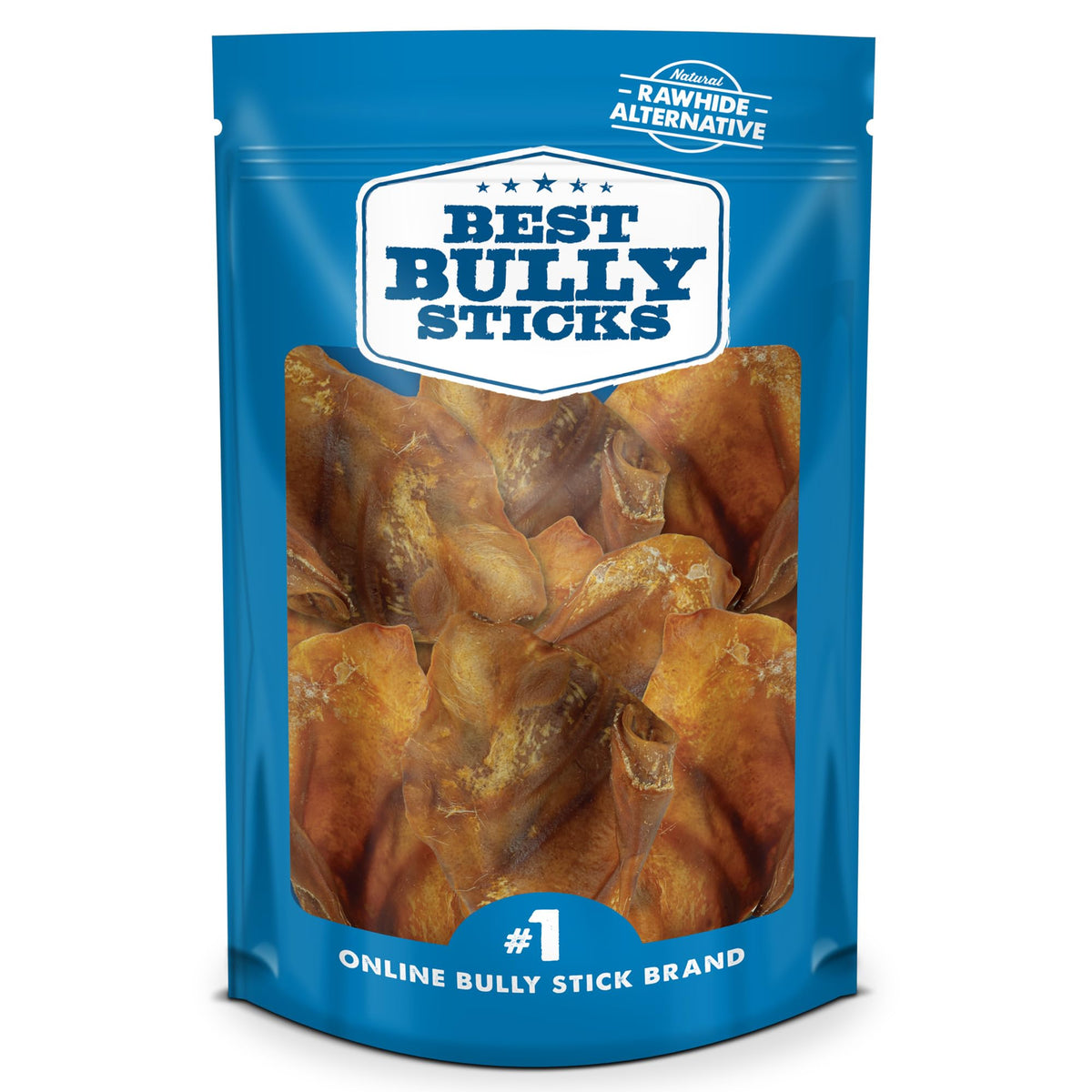 Best Bully Sticks Oreilles de Porc Pack 12, récompense naturelle et digeste pour chien