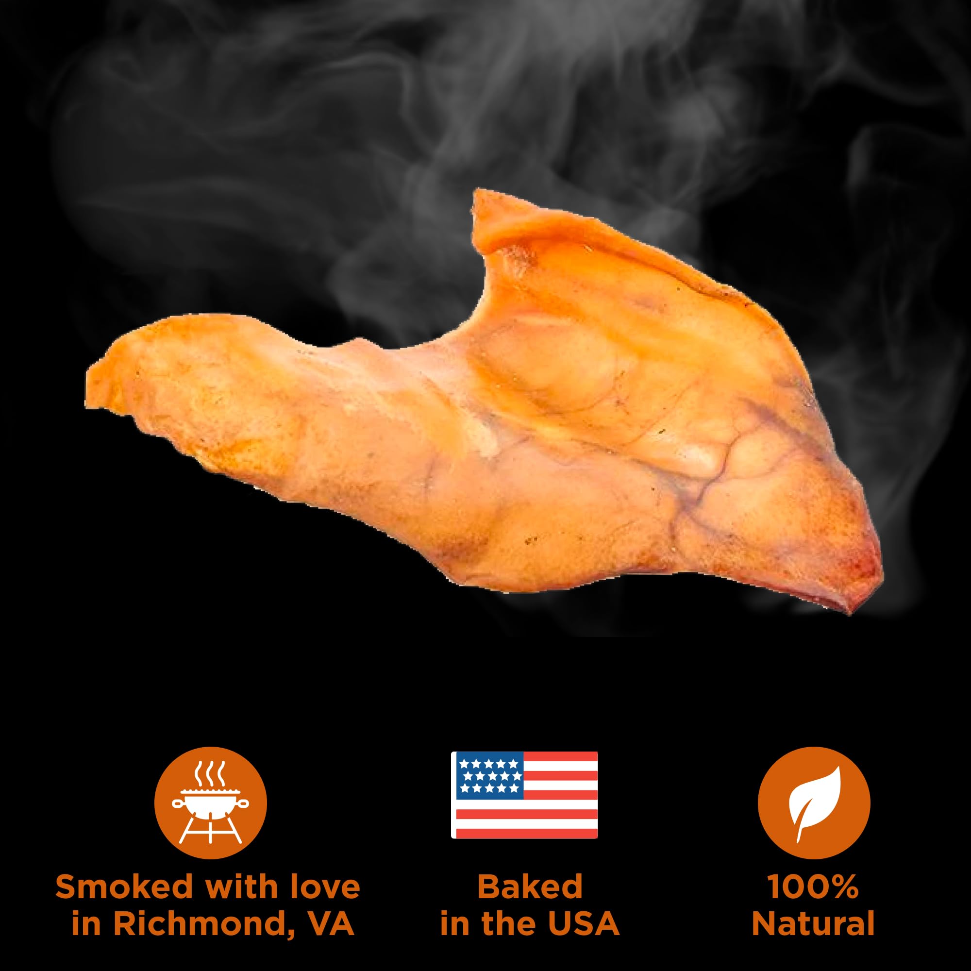 Best Bully Sticks oreilles-porc-fumee-hickory-arome: arôme attractif qui stimule l'appétit du chien