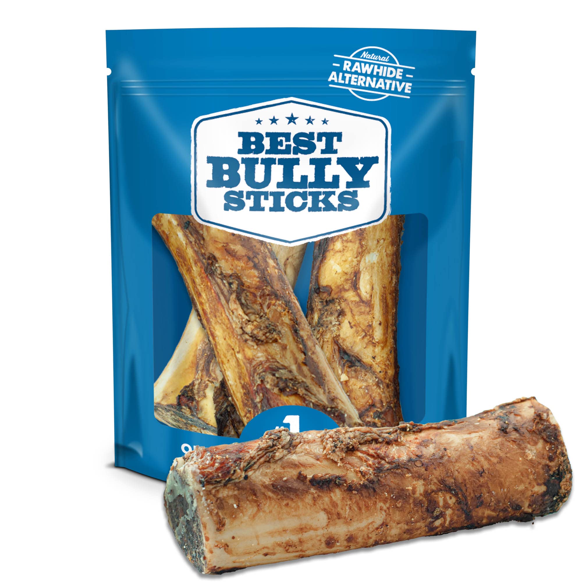 Best Bully Sticks Os de Moelle – pack de trois, friandise naturelle pour chiens
