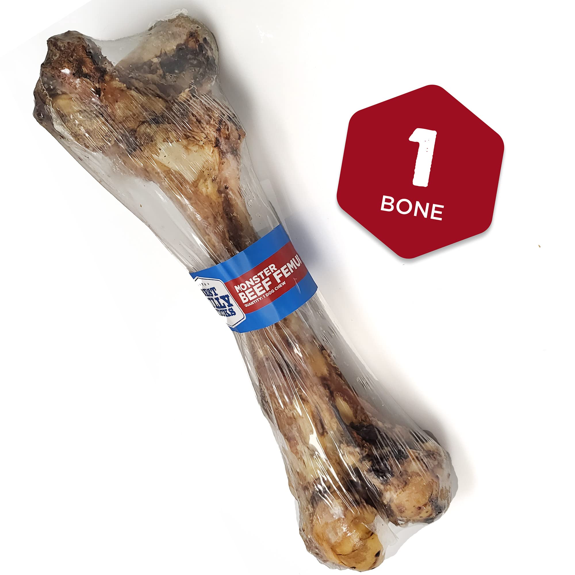 Best Bully Sticks Os femur boeuf 100% naturel, sans additifs, pour une mastication saine.