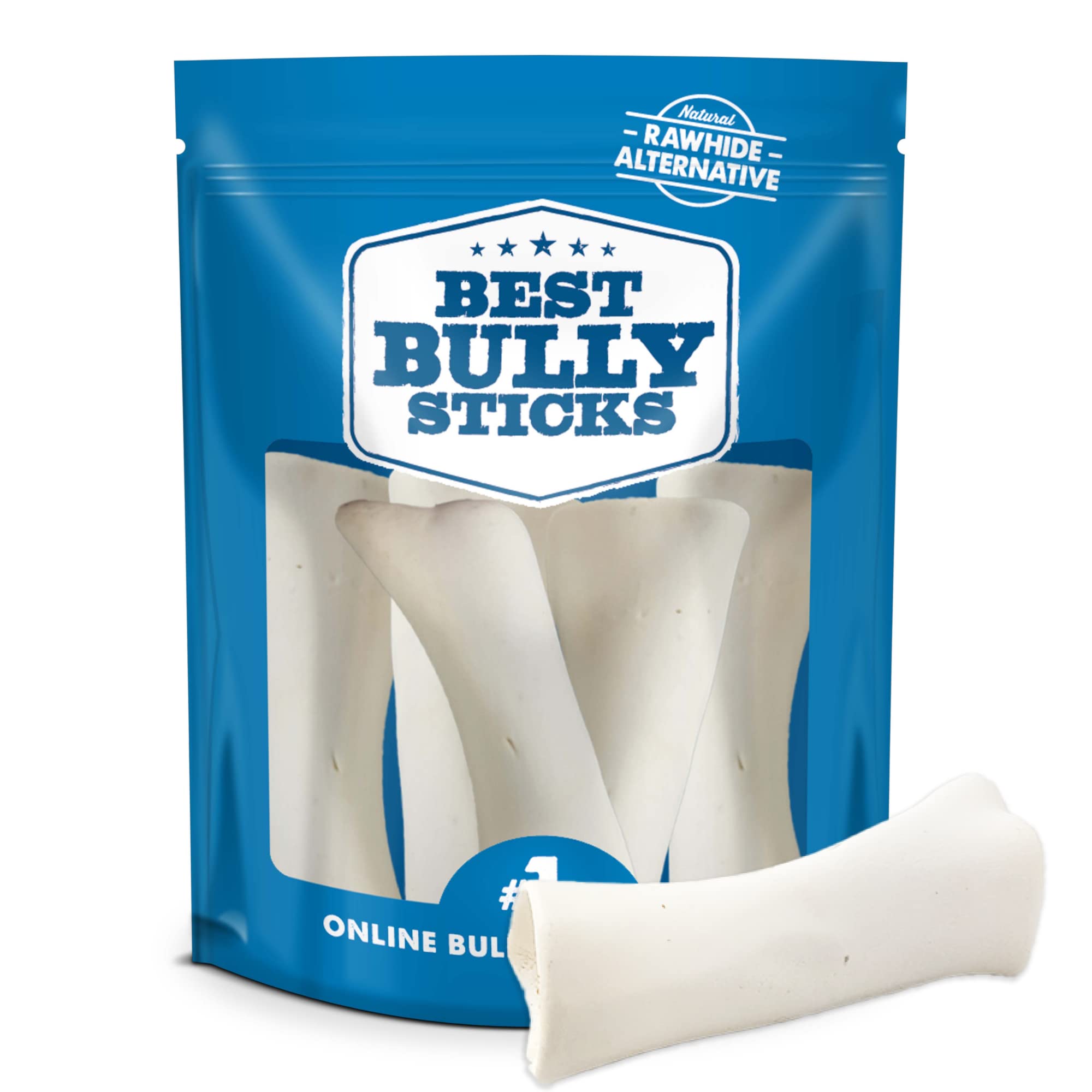 Best Bully Sticks – os-jambe-creux 5-6 pouces pour chiens, mâchage durable et satisfaisant.