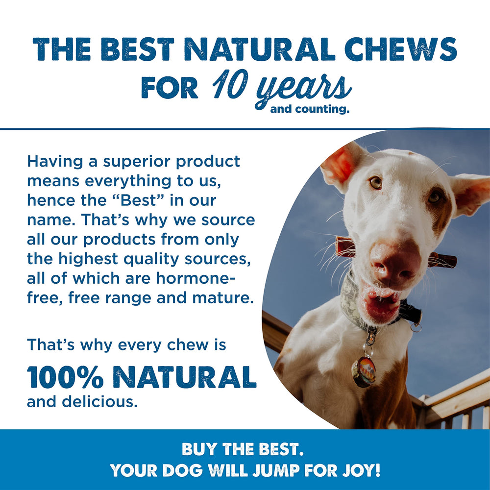 Best Bully Sticks pour chiens de toutes tailles – convient à tous les profils de mastication