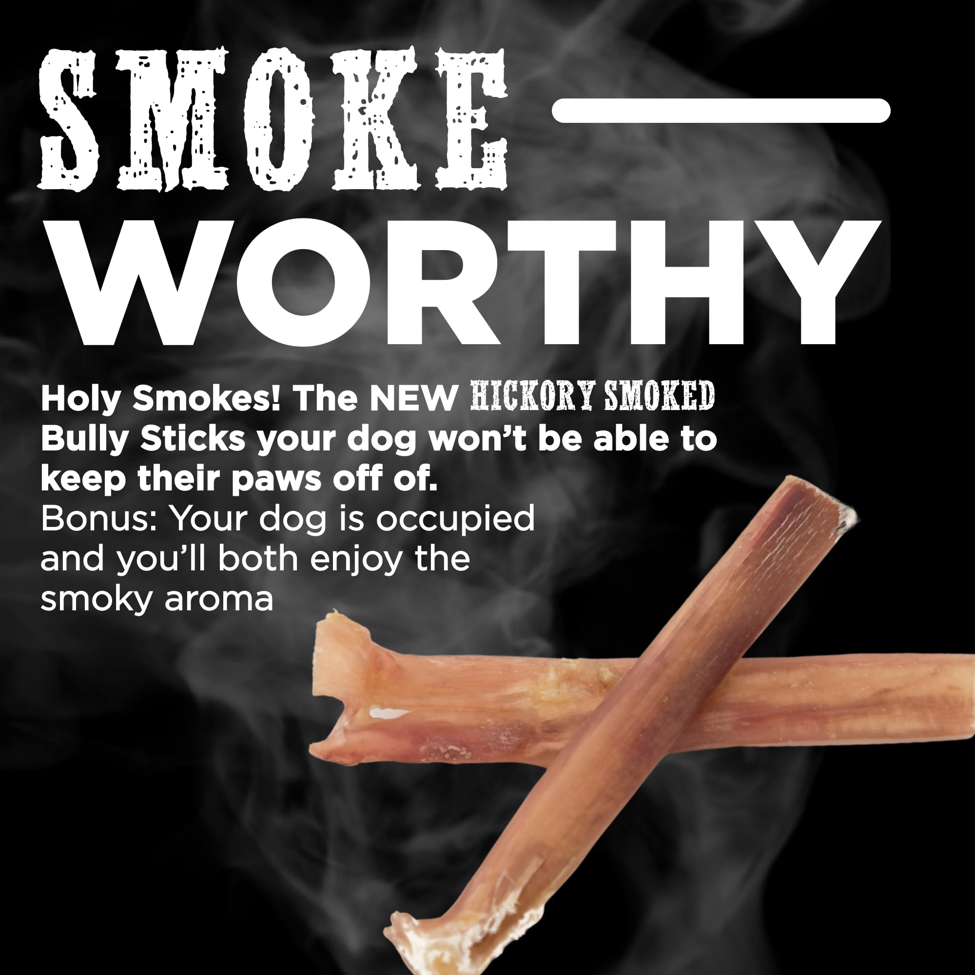 Bœuf sans additifs Best Bully Sticks, format 4 pouces prêt à mâcher.