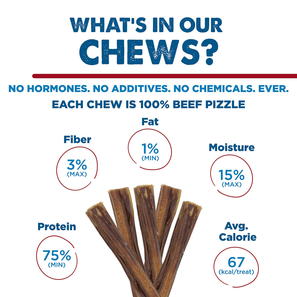 Best Bully Sticks sans additifs ni colorants artificiels.
