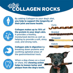 Texture collagène Best Bully Sticks pour chien – goût savoureux et digestibilité