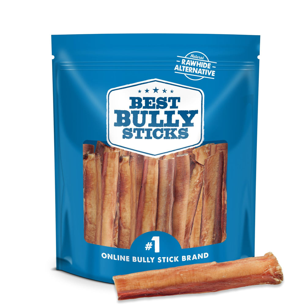 Best Bully Sticks tranche 6 pouces, friandise robuste pour gros chiens, occupe rapidement