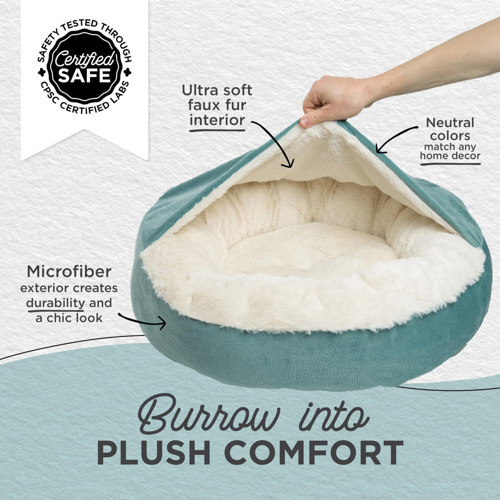 Best Friends by Sheri Cozy Cuddler Ilan: forme donut apaisante pour un repos profond.