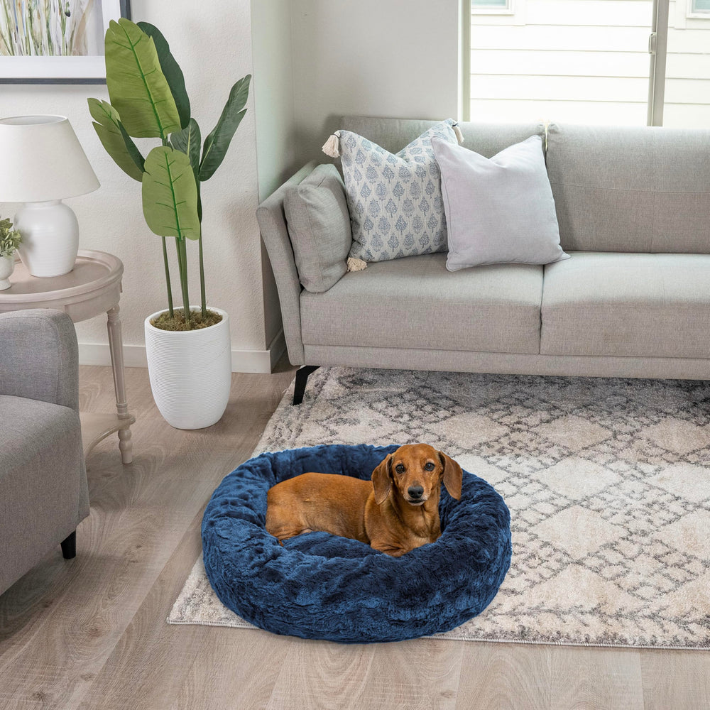 Best Friends by Sheri Donut bed idéal pour petits chiens et chats, polyvalence.