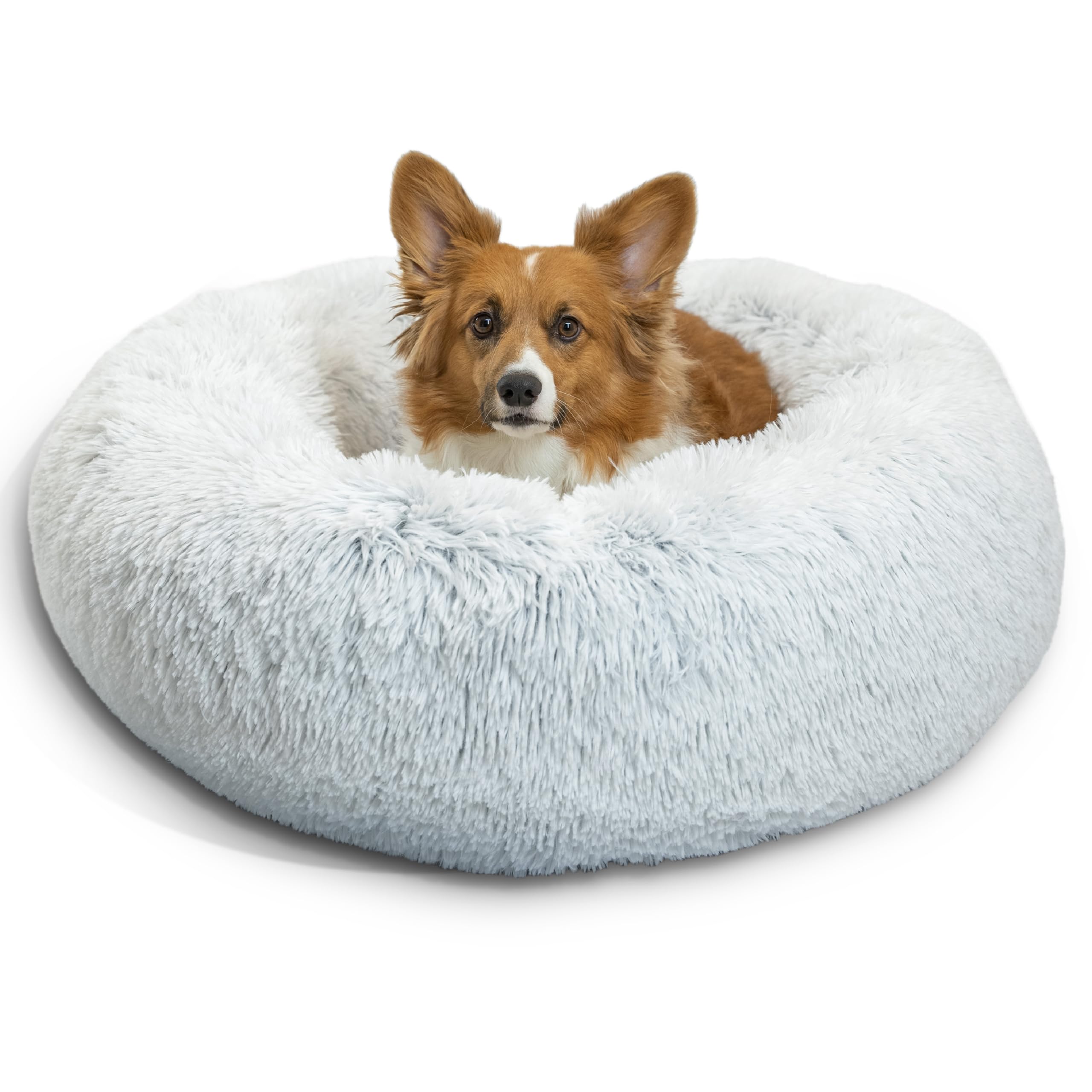 Best Friends by Sheri lit en forme de beignet - vue generale pour chien moyen calme et securisant