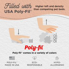 Best Friends by Sheri coussin-bolster orthopédique, soutien des articulations.