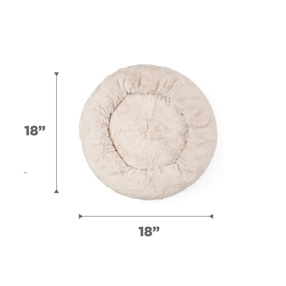 Design neutre du lit beignet oyster, s’harmonise avec différentes décorations.