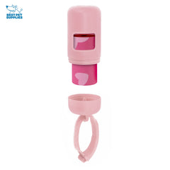 Attache-laisse rose Best Pet Supplies, clip sécurisé pour promenade rapide.