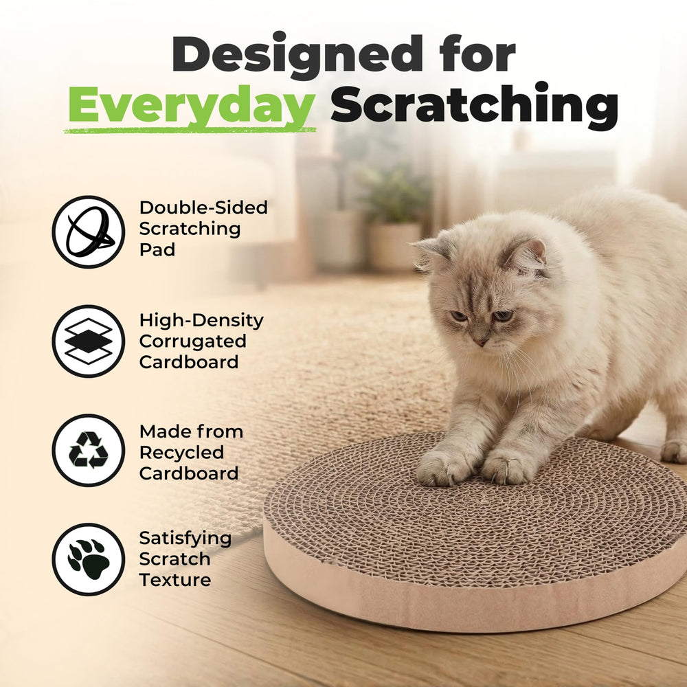 Best Pet Supplies Catify grattoir rond: idéal pour chats d’intérieur et redirection des griffes.