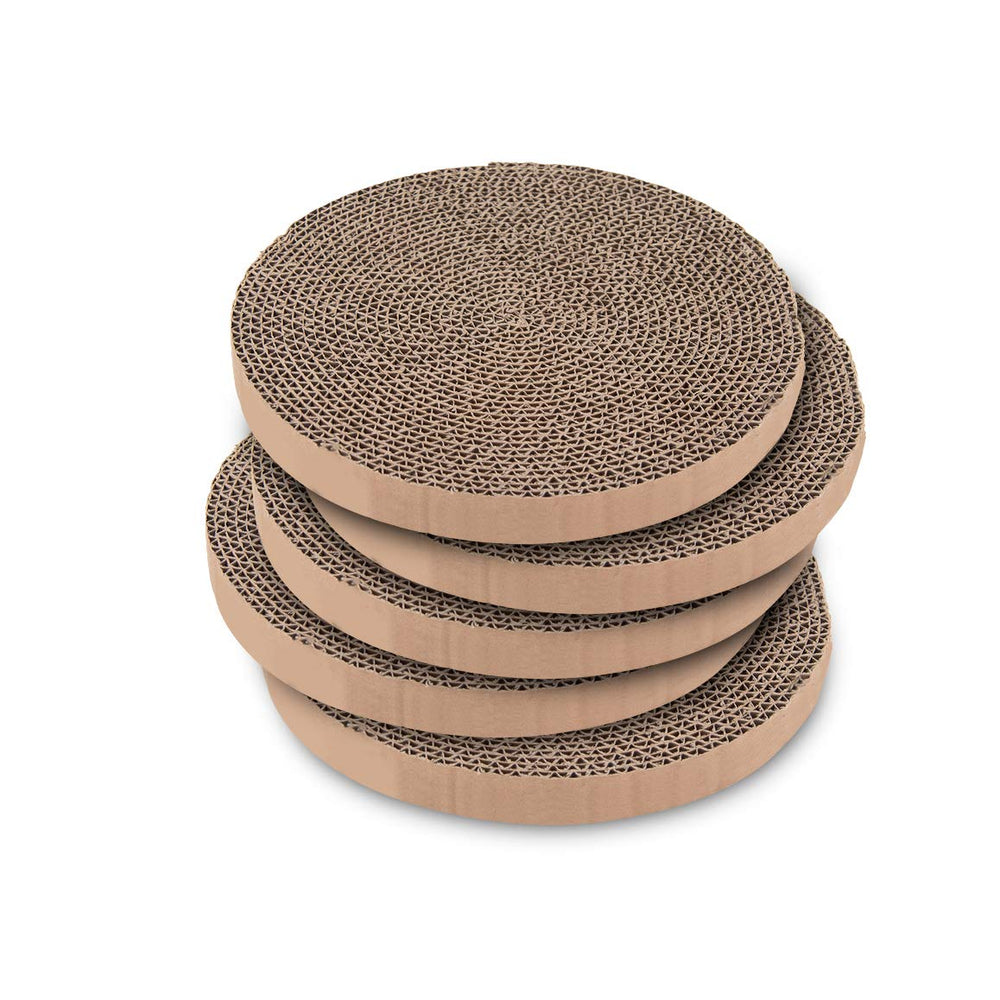 Best Pet Supplies Catify grattoir rond: surface de remplacement durable pour jeux quotidiens.