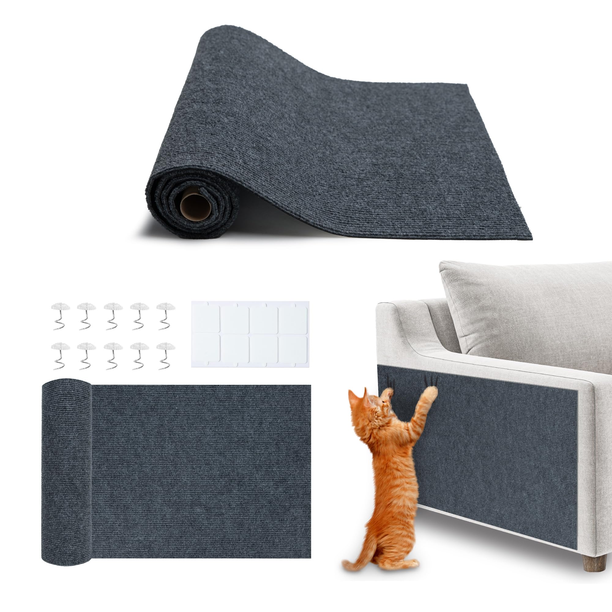 Catify Best Pet Supplies, griffoir chat près du canapé pour protéger les meubles.