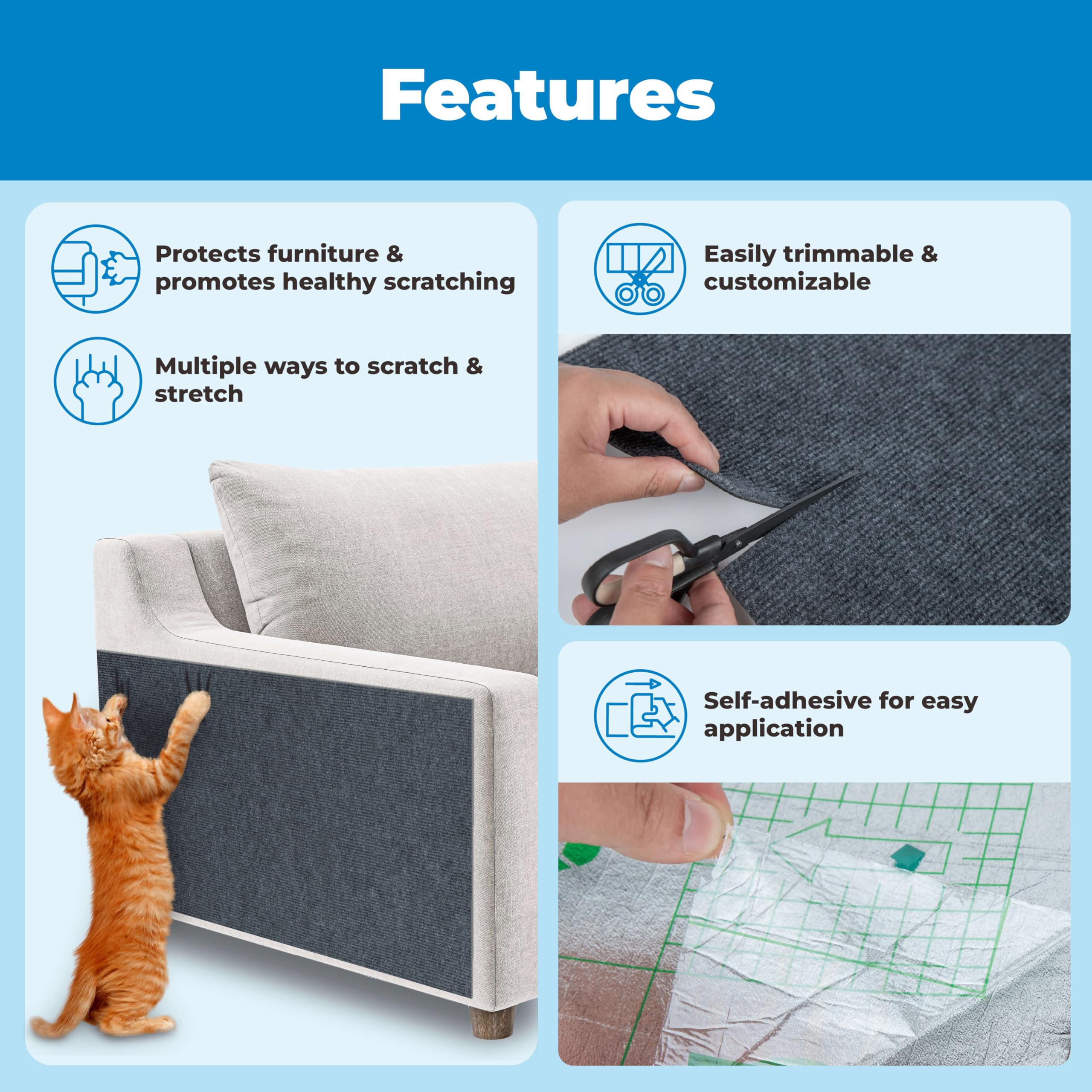 Catify Best Pet Supplies, nettoyage rapide avec chiffon humide.