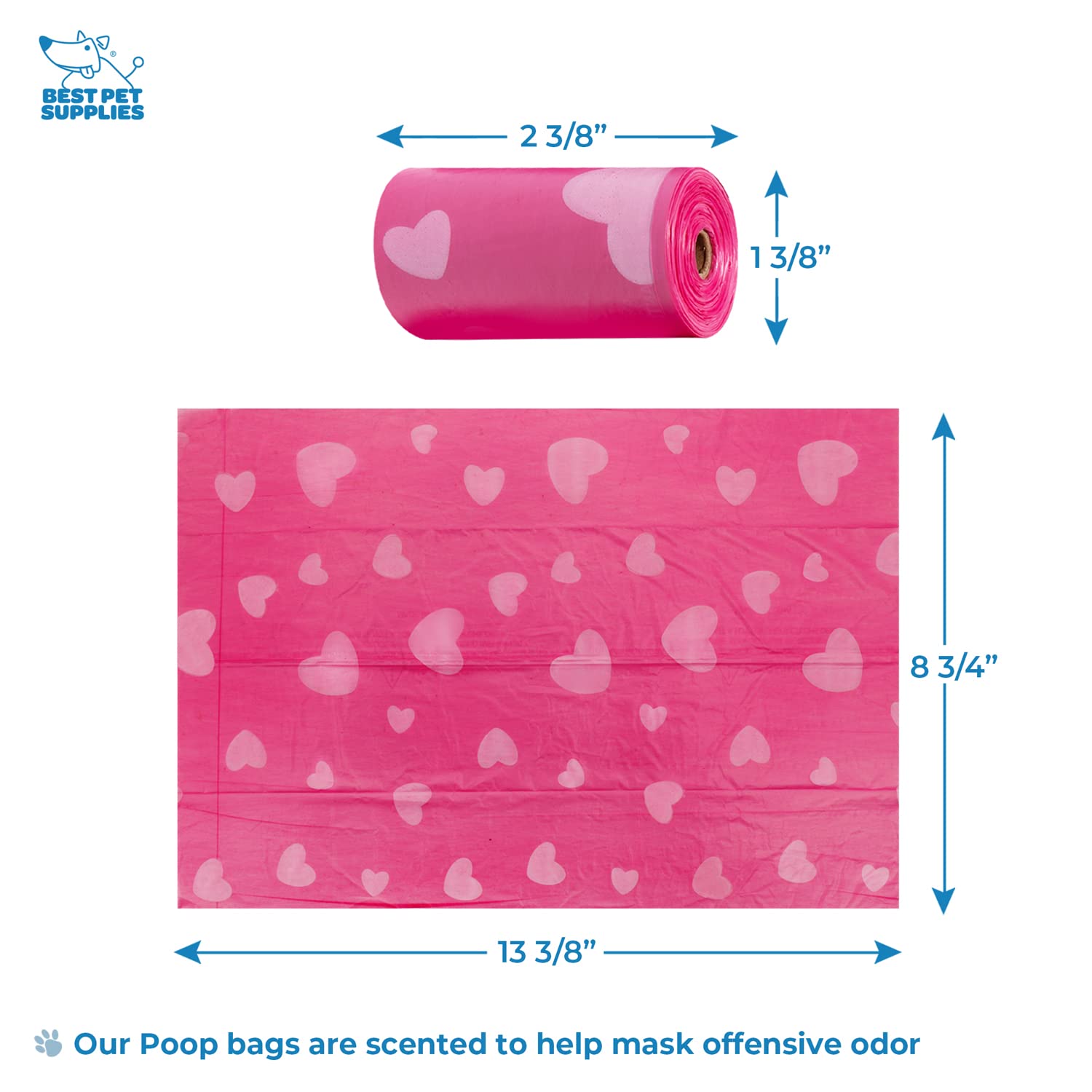 Conception durable en plastique rose Best Pet Supplies, maintien fiable.