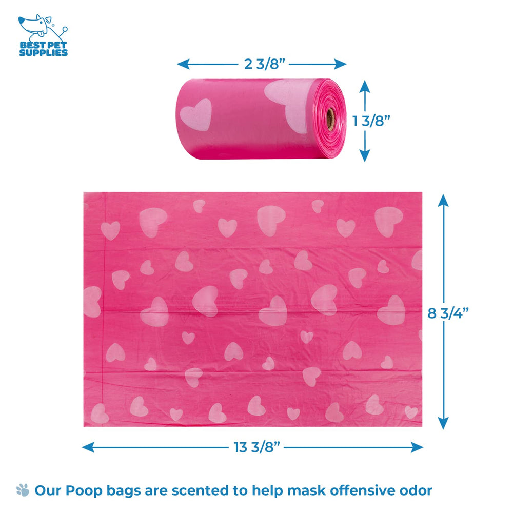Conception durable en plastique rose Best Pet Supplies, maintien fiable.