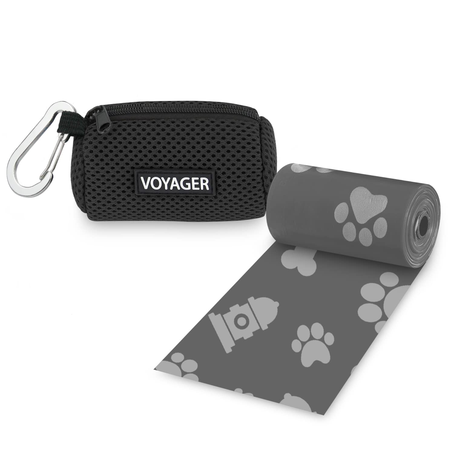 Porte-sacs Best Pet Supplies en maillage, idéal pour promenades propres.