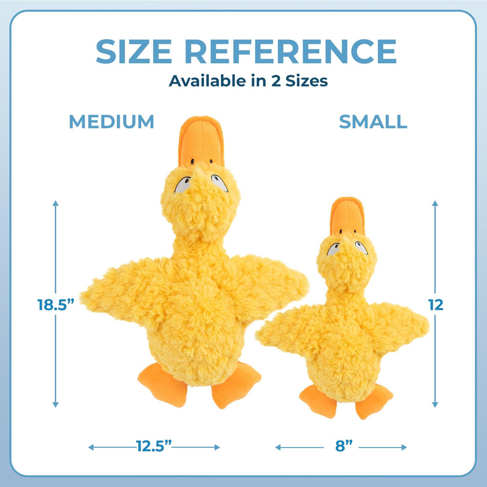 Best Pet Supplies Ducky Doodle jaune jeu avec chien : favorise le jeu partagé et l’attention.
