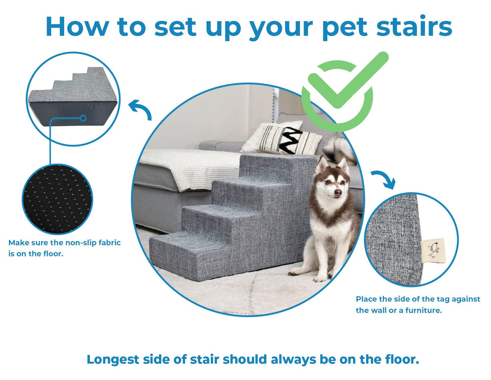 Best Pet Supplies escaliers-chiens-chats-mobilite-douce: solution pratique pour accéder aux meubles.