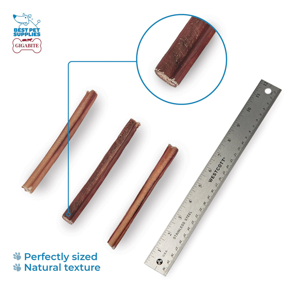Pour tous les chiens: GigaBite Bully Sticks adaptés à chaque race et taille.
