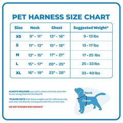 Guide des mesures Best Pet Supplies pour le tour de poitrine, ajustement fiable