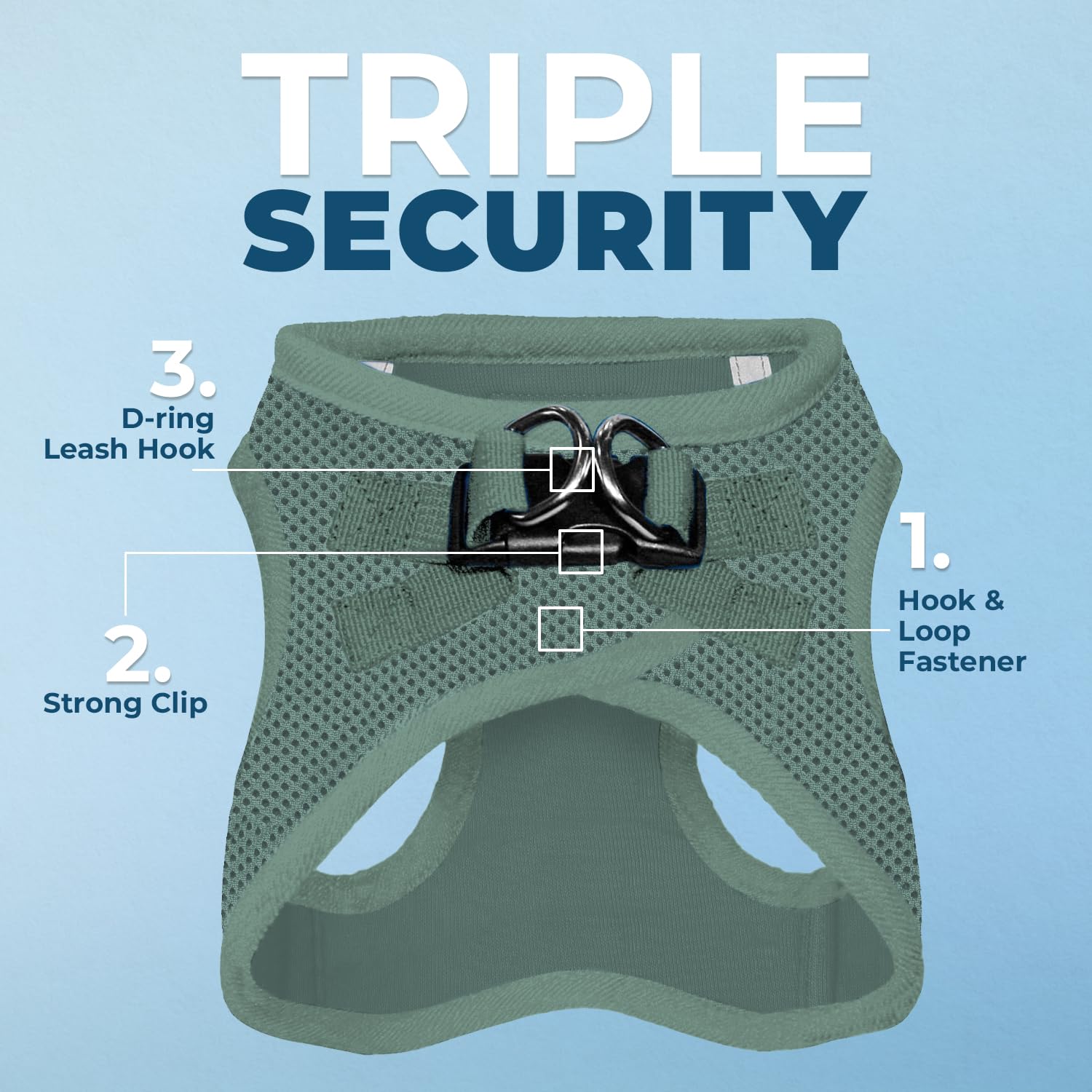 Best Pet Supplies harnais-double-d-rings: sécurité renforcée lors des promenades