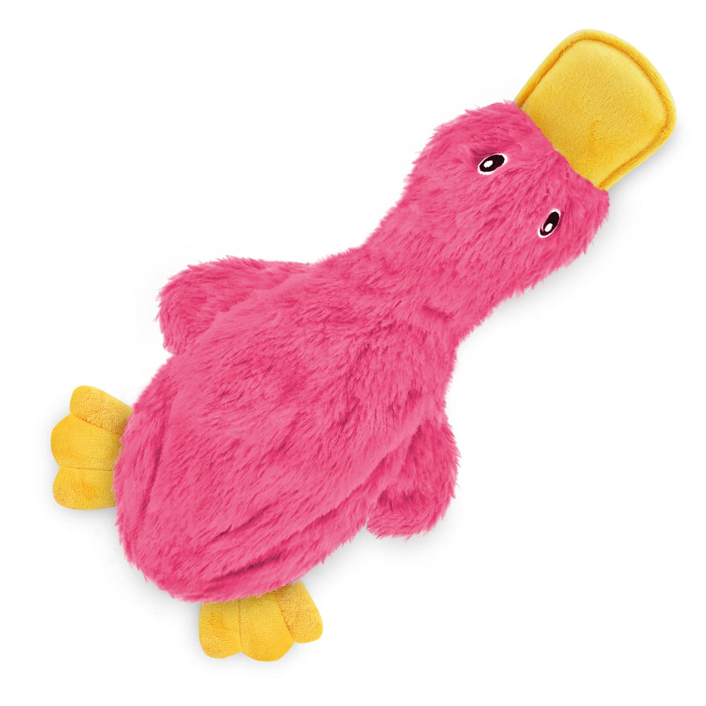 Best Pet Supplies canard crissement rose clair, jouet interactif stimulant la mastication et le divertissement