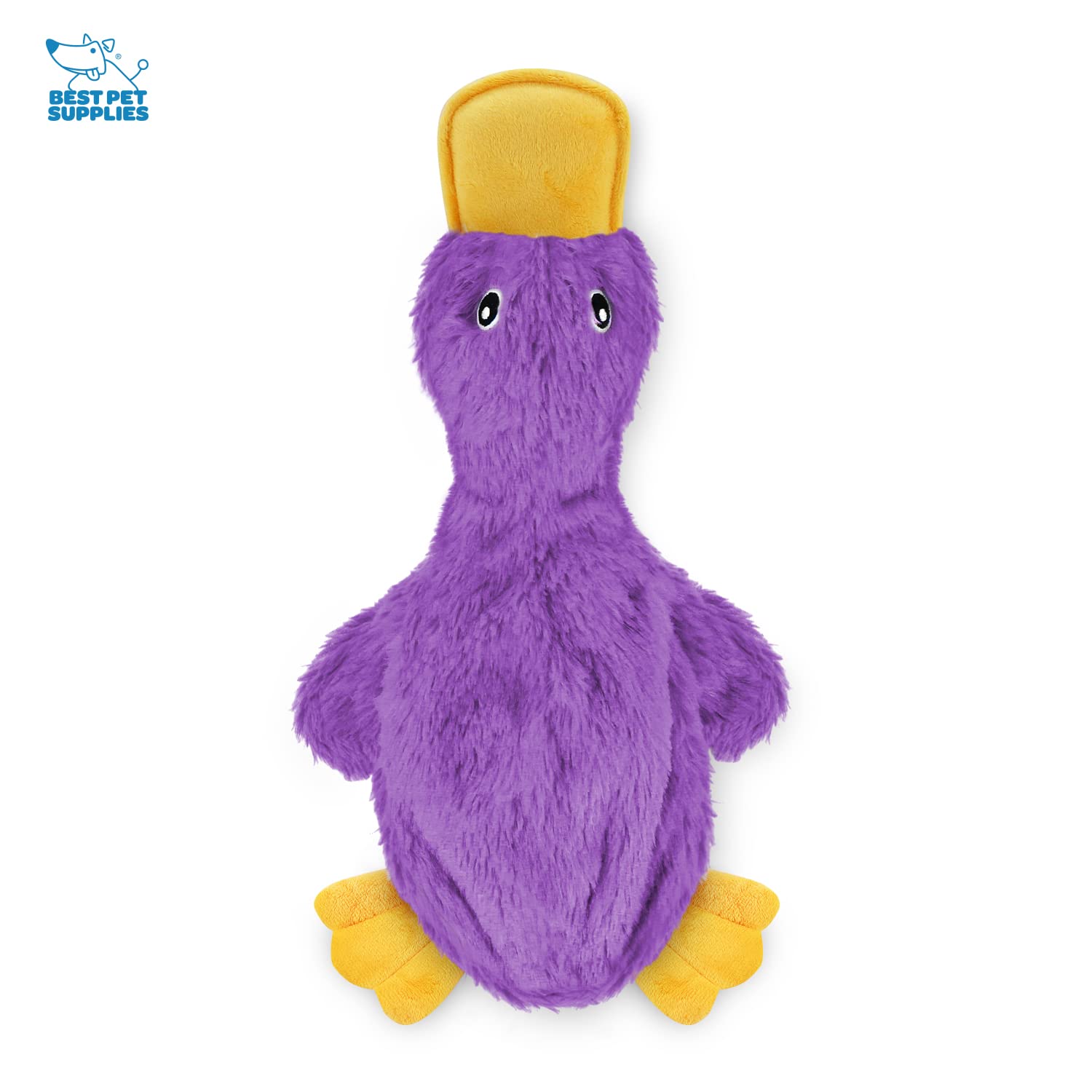 Best Pet Supplies - forme canard colorée et résistante, parfait pour jeux interactifs.