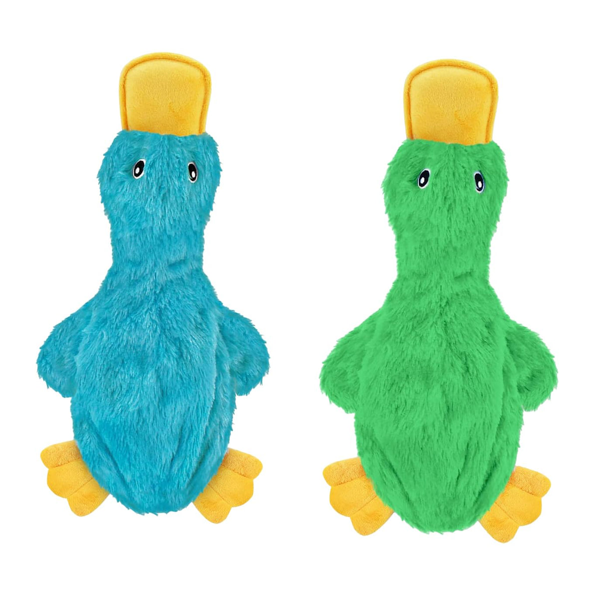 Jouet canard Best Pet Supplies sans bourre, idéal pour jeux propres et actifs.
