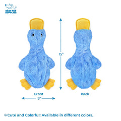 Best Pet Supplies canard bleu grand, design coloré, pratique pour le fetch.