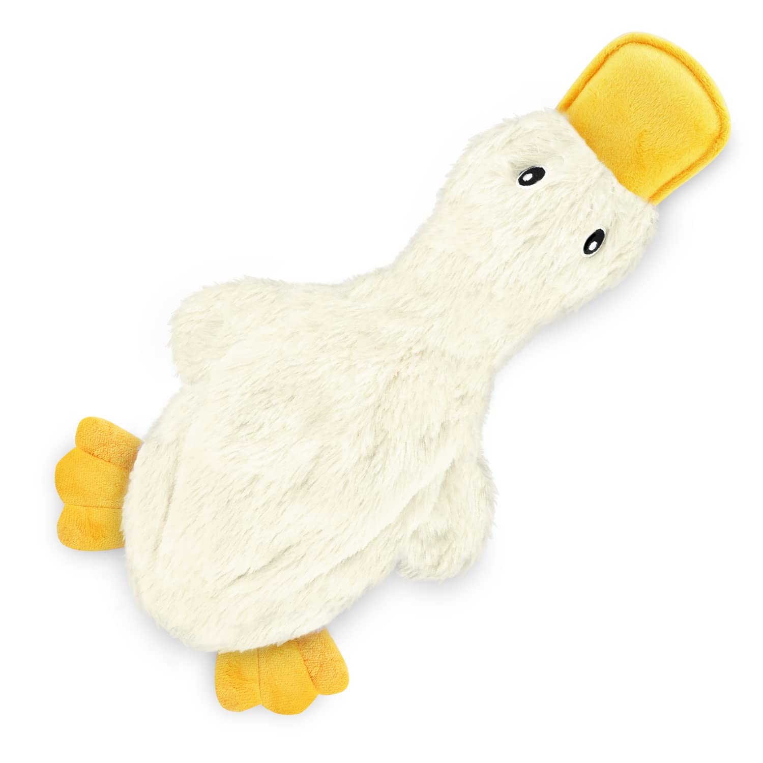 Best Pet Supplies jouet chien canard crinkle avec sifflet blanc pour divertissement sûr