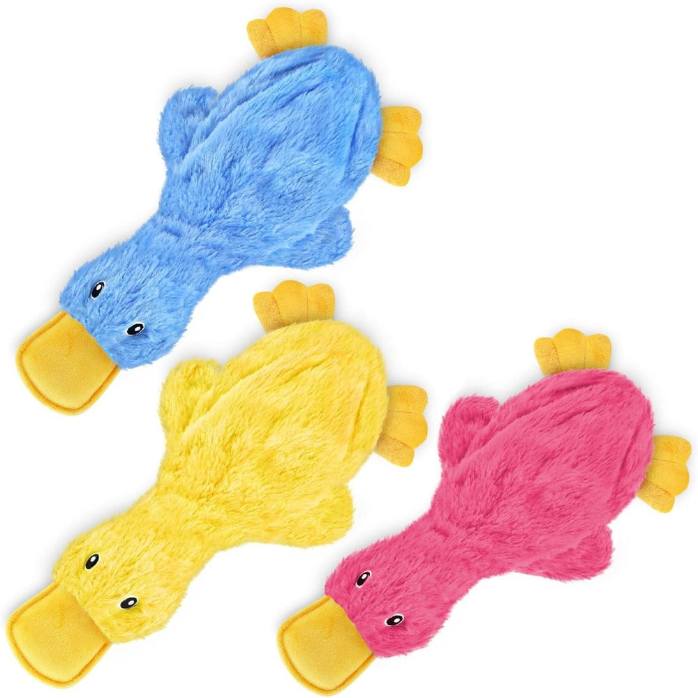 Best Pet Supplies jouet canard crinkle jaune pour chien, stimulation auditive et jeu interactif