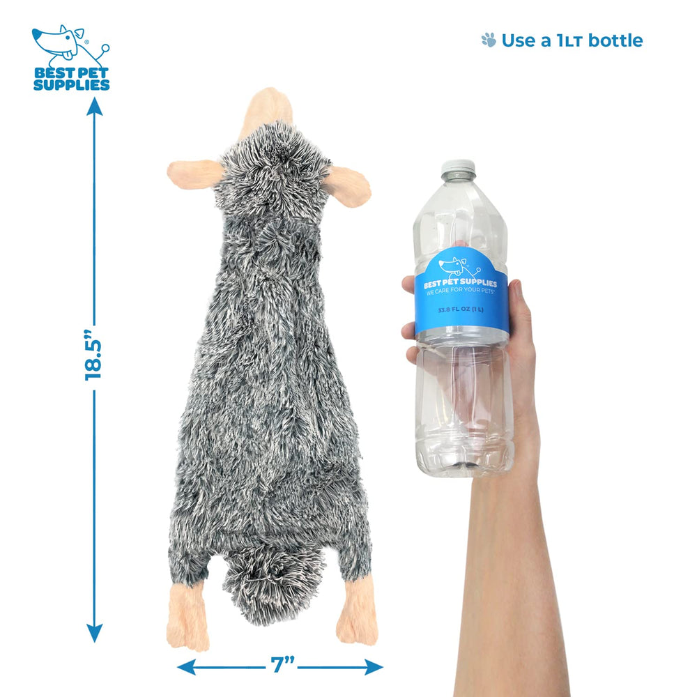 Best Pet Supplies – jouet en forme de renard, sans bourrage, pratique pour petits et grands chiens.