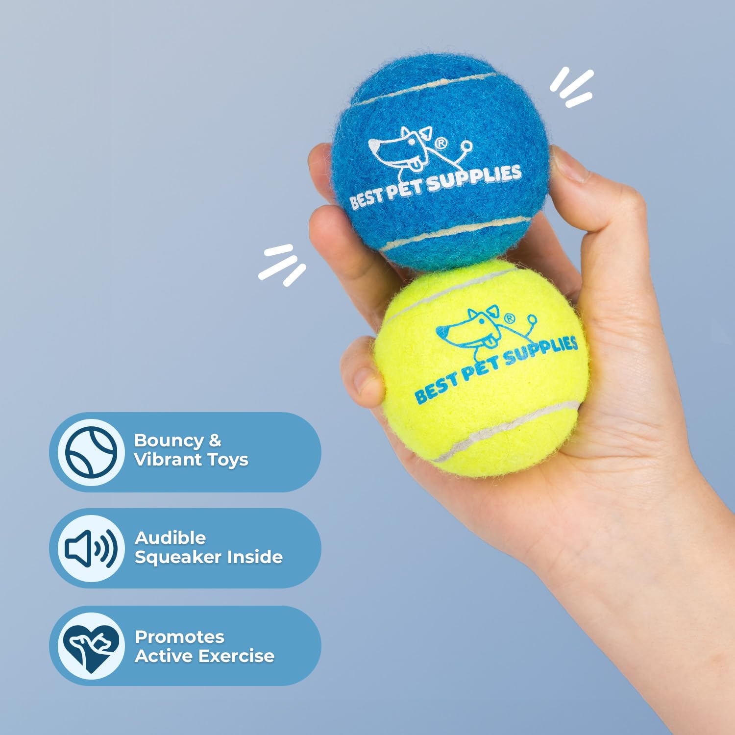 Best Pet Supplies jouet-chien-exterieur-lancer: parfait pour les séances de lancer et de course.