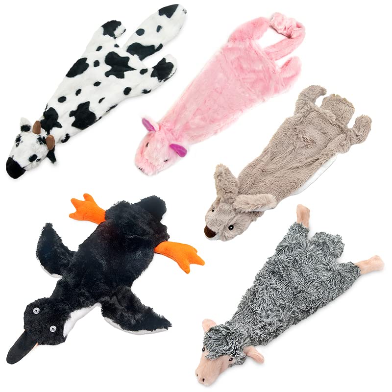 Best Pet Supplies – jouet interactif à cri, ensemble de 4, divertissant et sans bourrage.