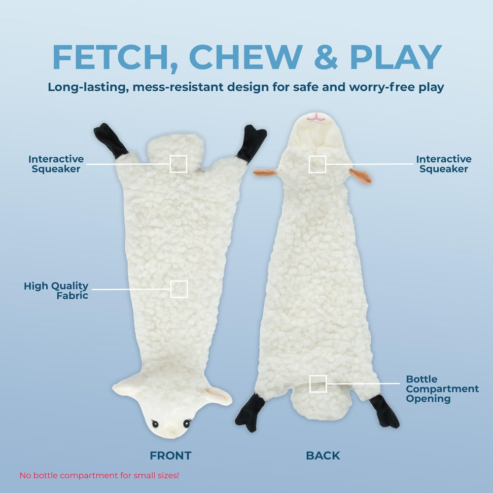 Best Pet Supplies jouet raton-laveur pour chien, double sifflet et plaisir durable.