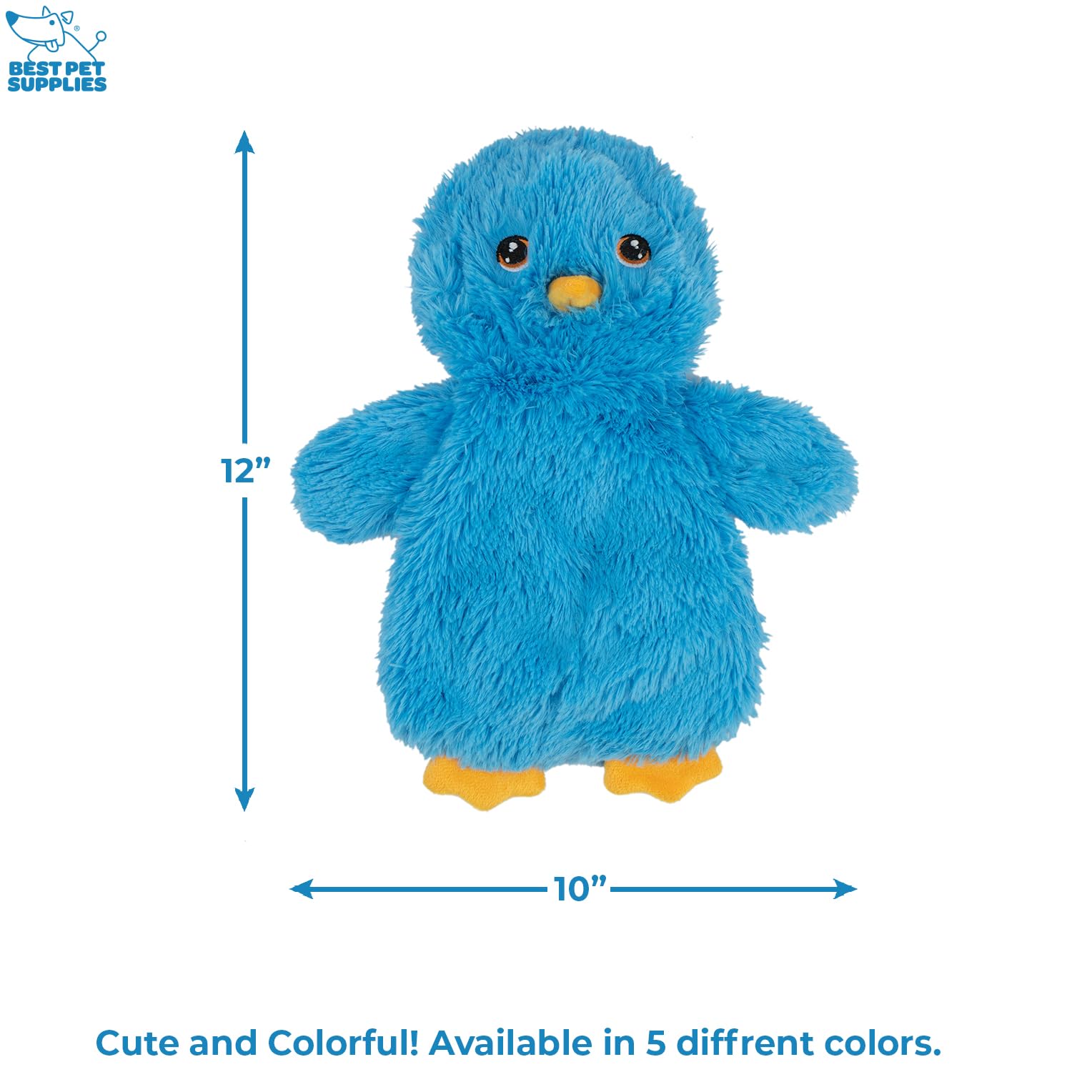 Best Pet Supplies: Doudou câlin bleu, compagnon de couchage doux.
