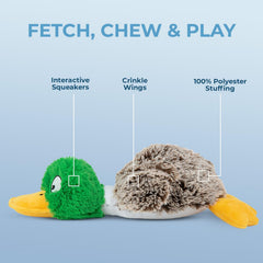 Best Pet Supplies, jouet doux rembourré, durable et sûr pour petites et moyennes chiens.
