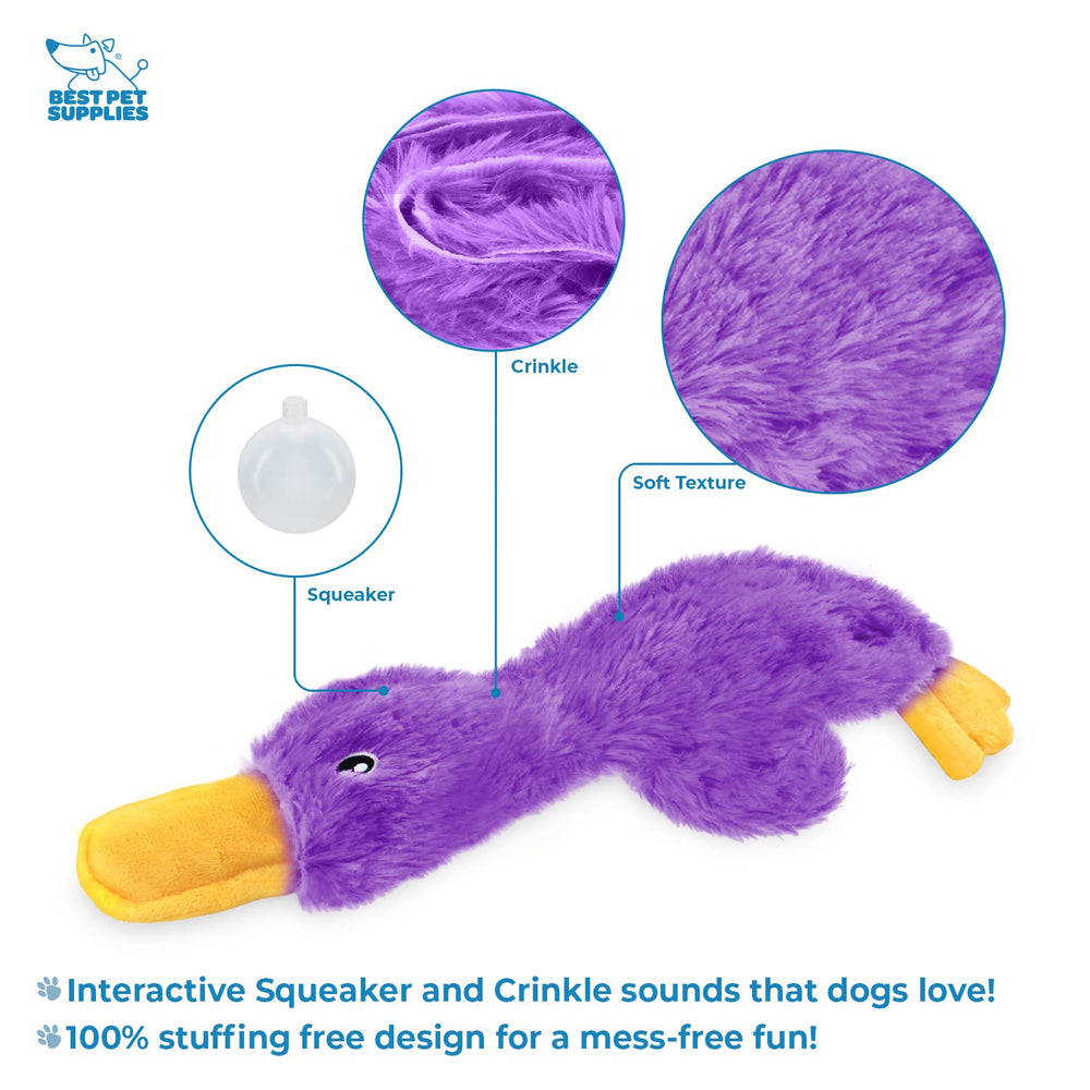 Best Pet Supplies - jouet interactif avec bruit crissant et sifflet, idéal pour chiens actifs.